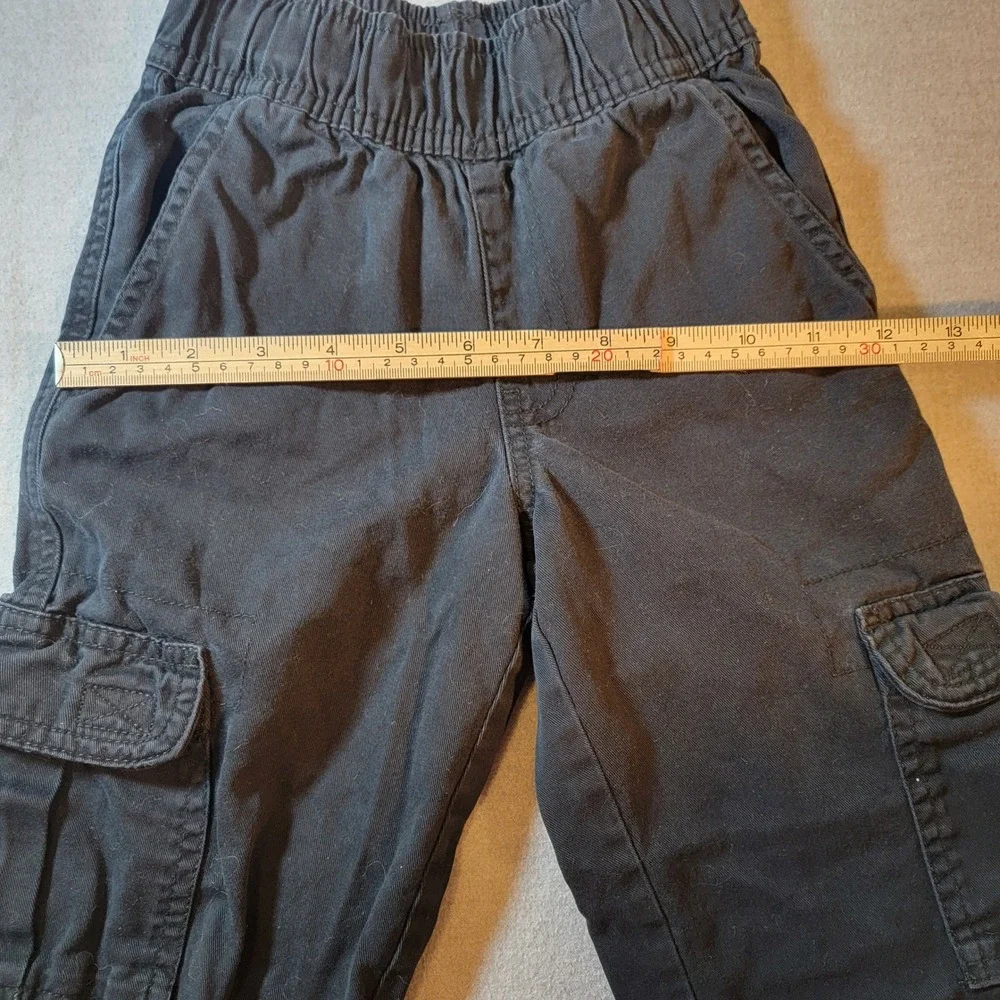 The Children's Place Cargo Pants Kids 6S Navy Blue Excellent Elastic Waist